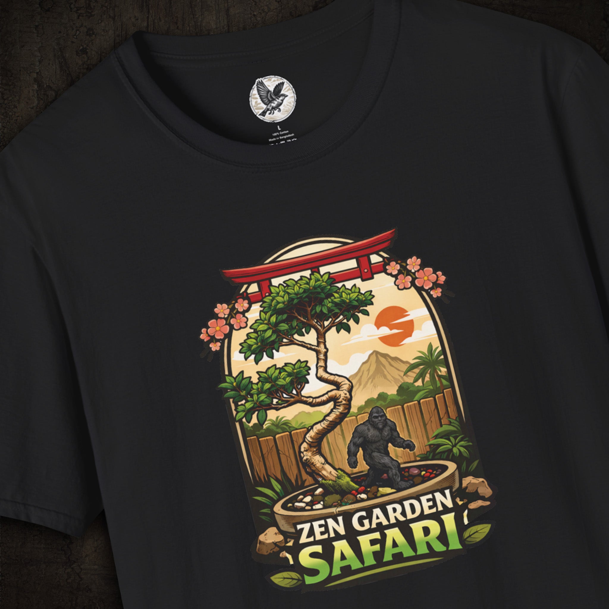 Zen Garden Safari Tee – Where Tranquility Meets the Wild