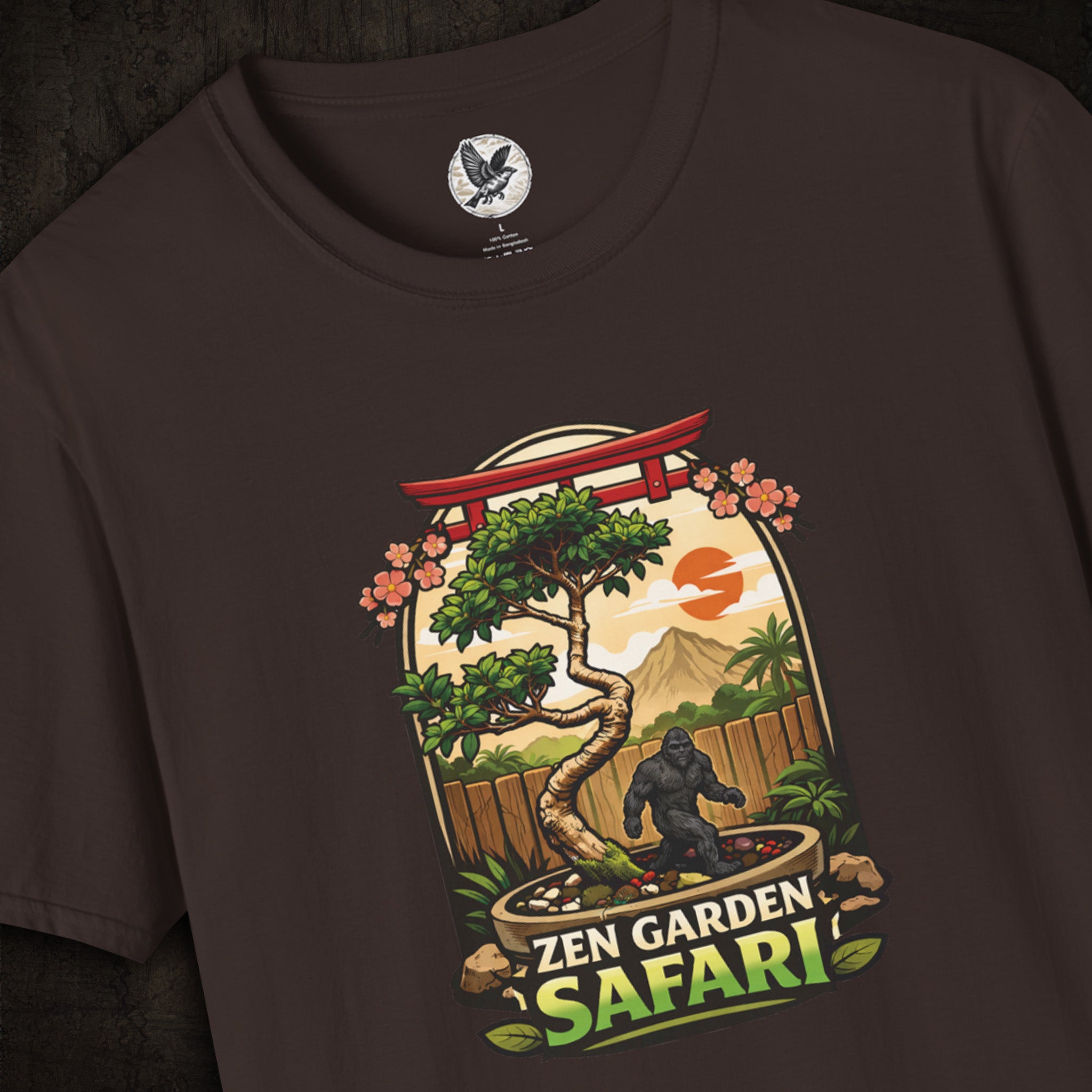 Zen Garden Safari Tee – Where Tranquility Meets the Wild