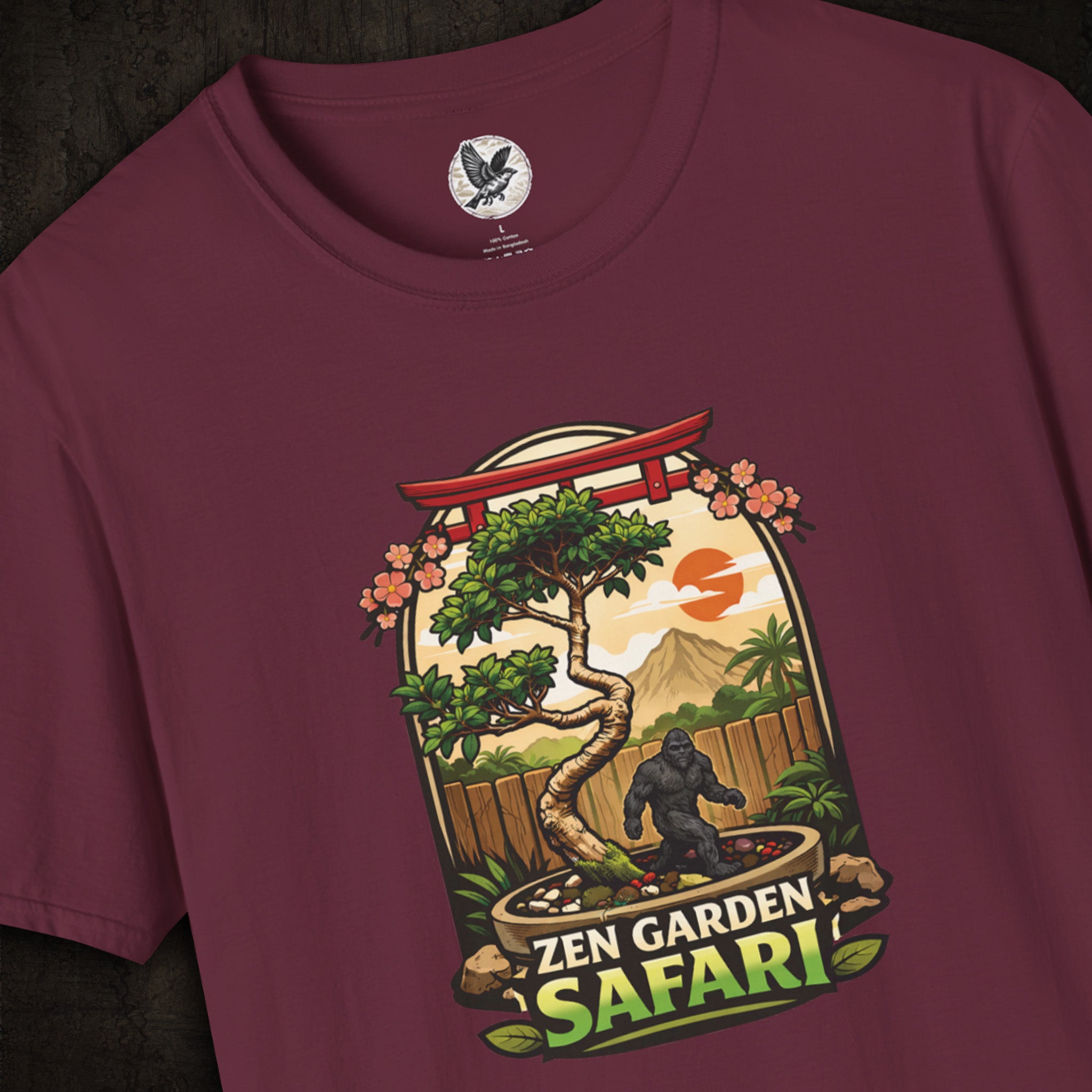 Zen Garden Safari Tee – Where Tranquility Meets the Wild