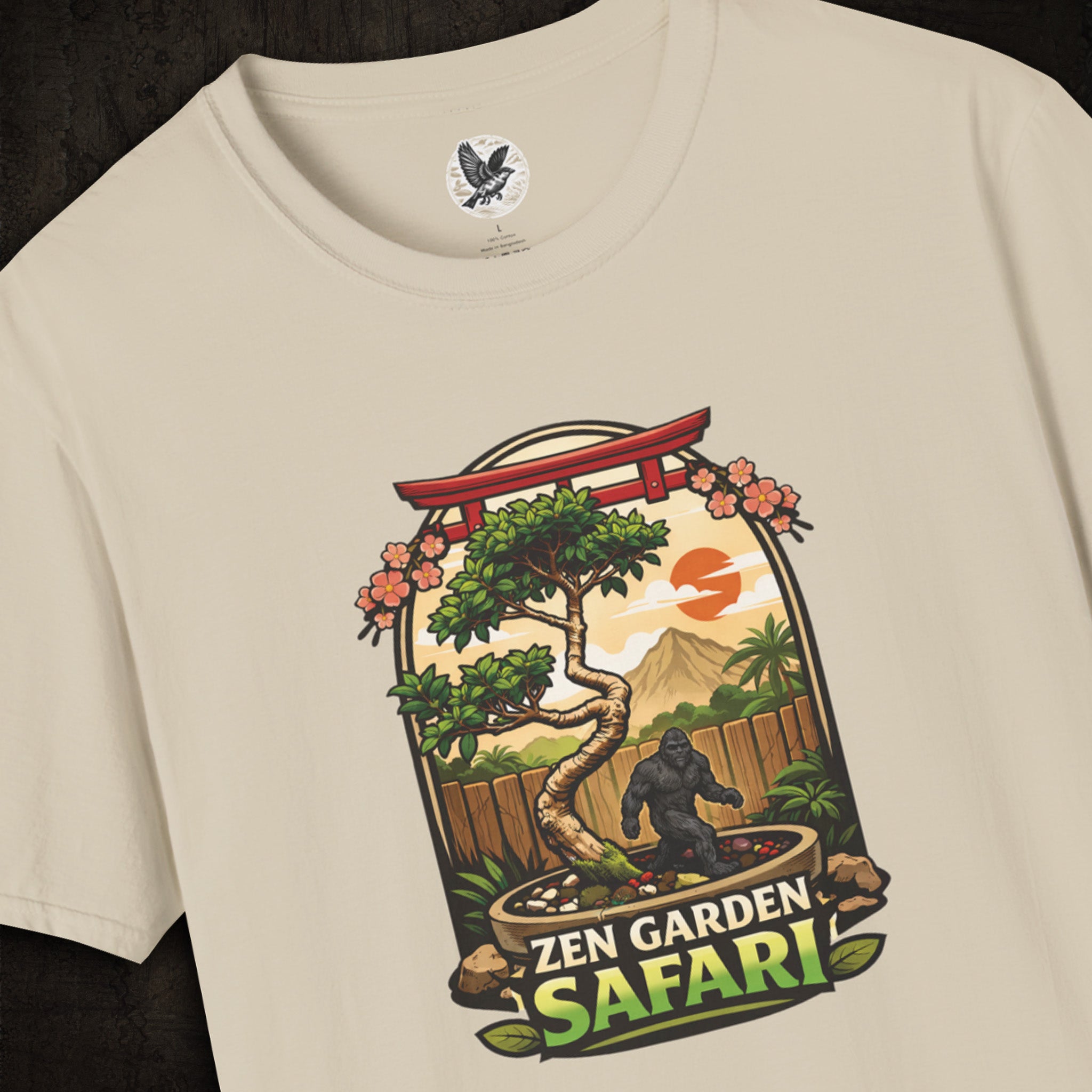 Zen Garden Safari Tee – Where Tranquility Meets the Wild