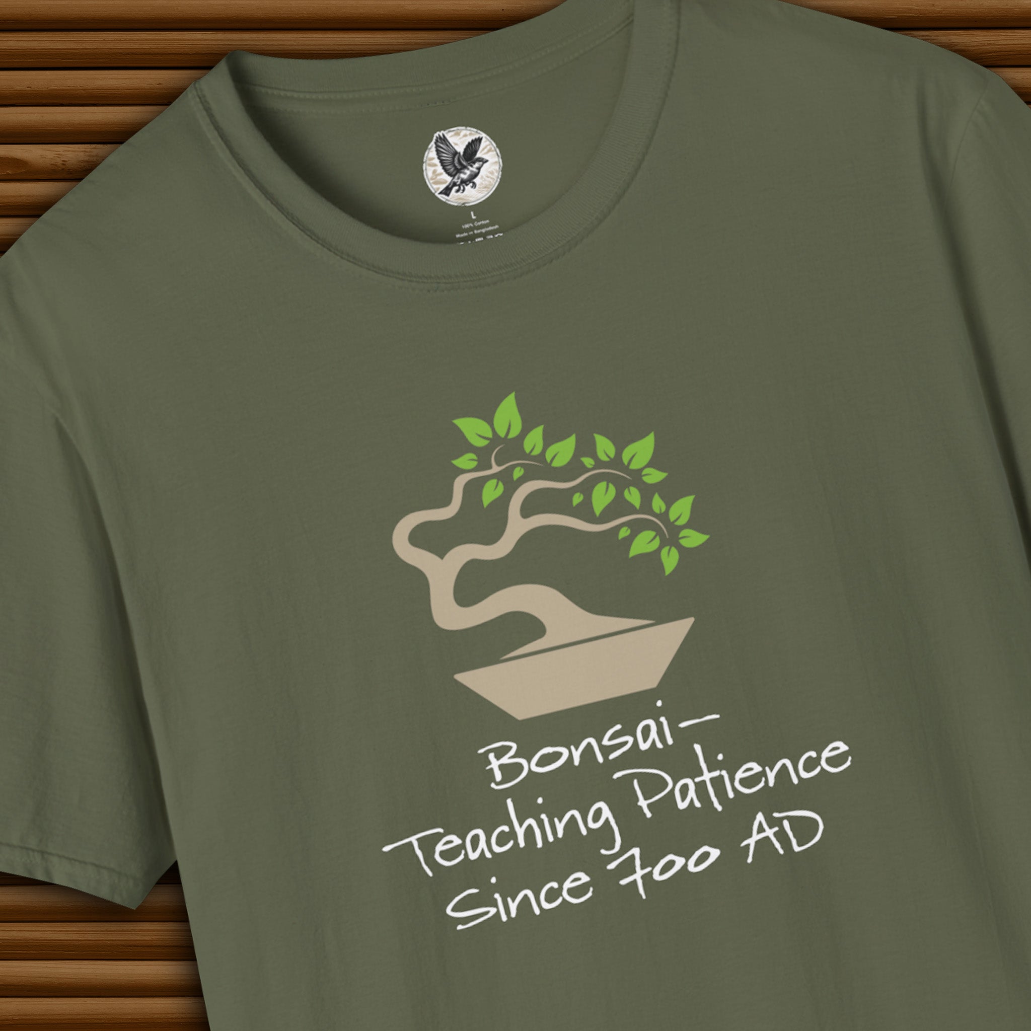 Bonsai: Teaching Patience Since 700 AD Tee