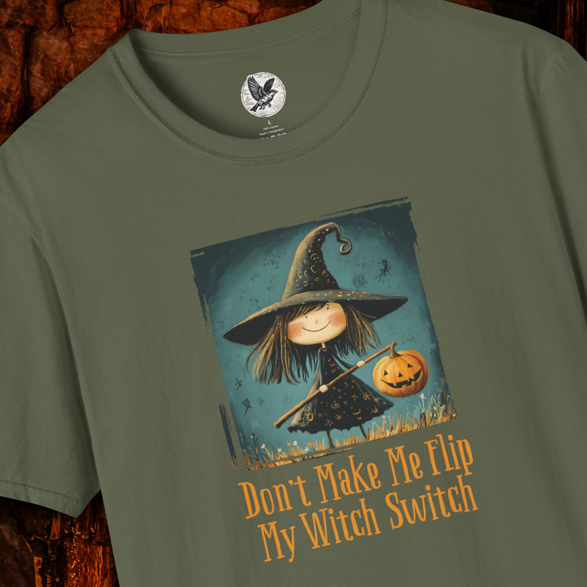 Flip My Witch Switch – Funny Halloween or Any Other Day Shirt