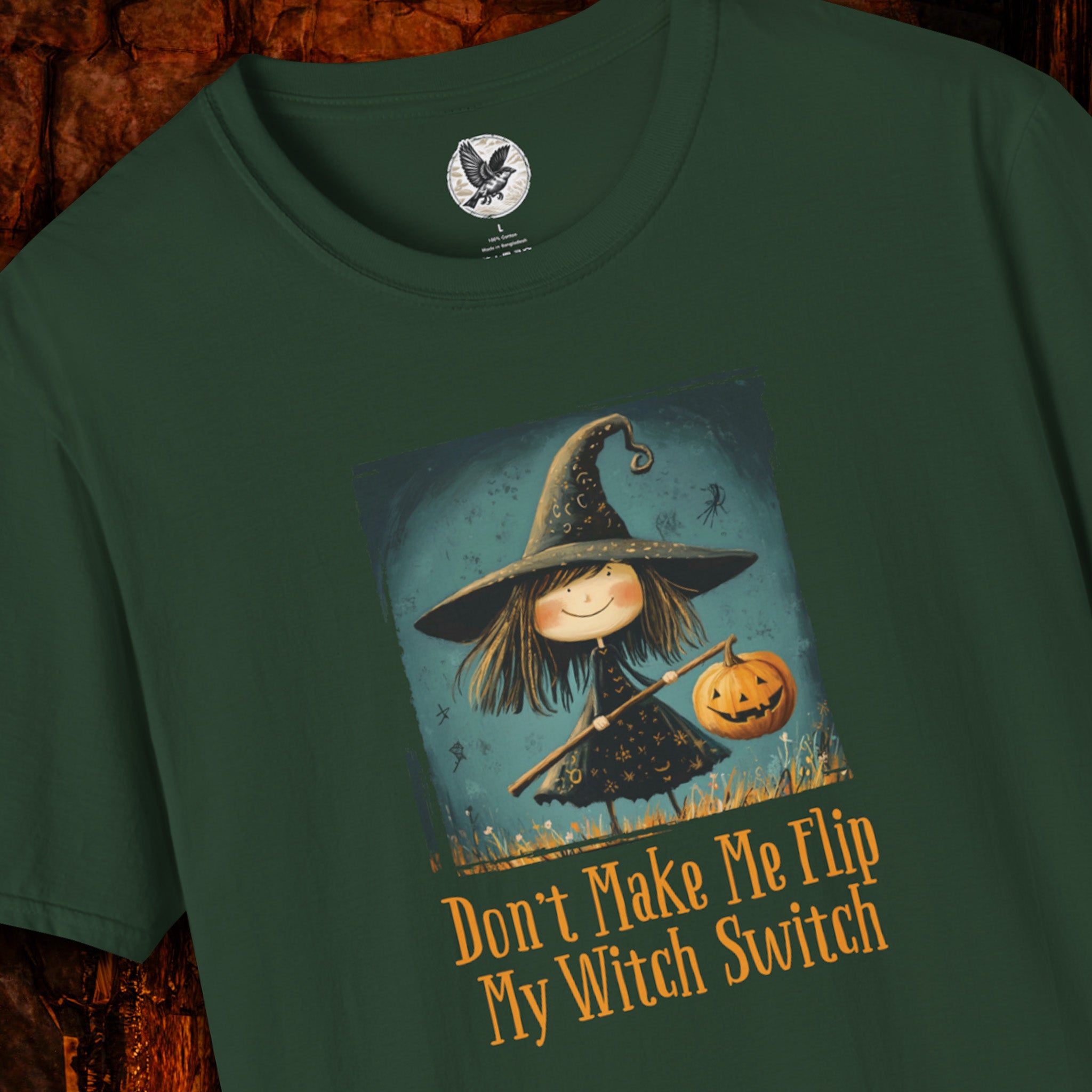 Flip My Witch Switch – Funny Halloween or Any Other Day Shirt