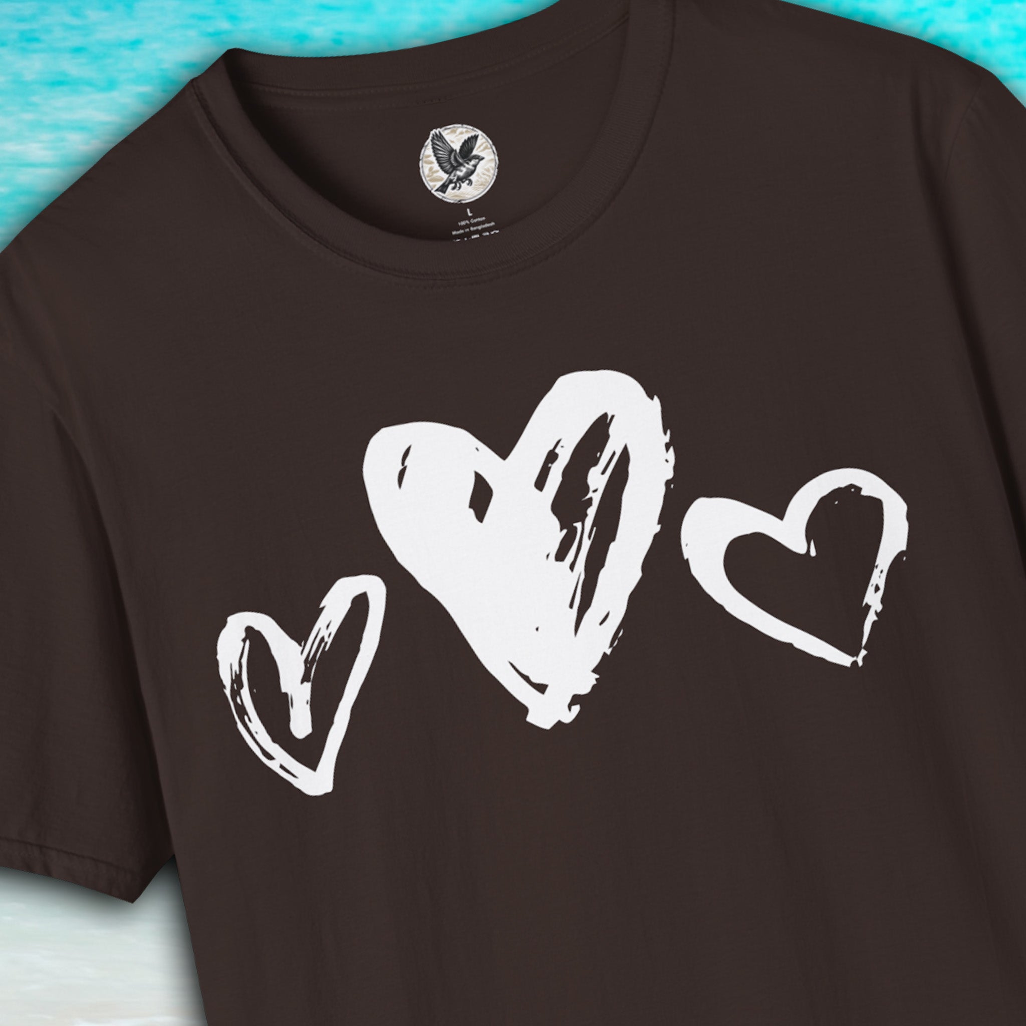 Triple Heart Love Tee