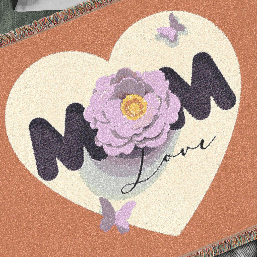 Wrapped in Love — Mom Woven Blanket