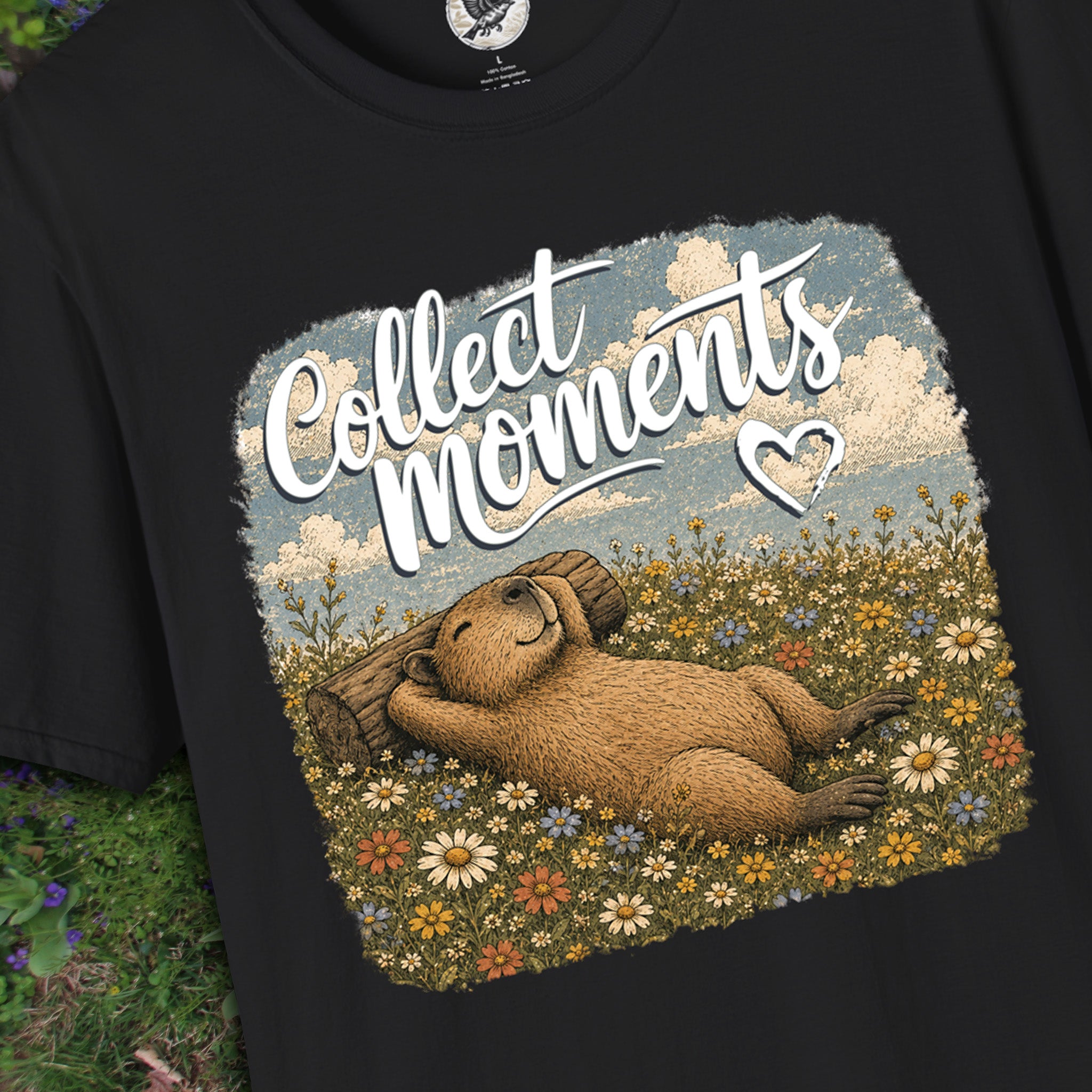 Collect Moments – Capybara Wildflower T-Shirt