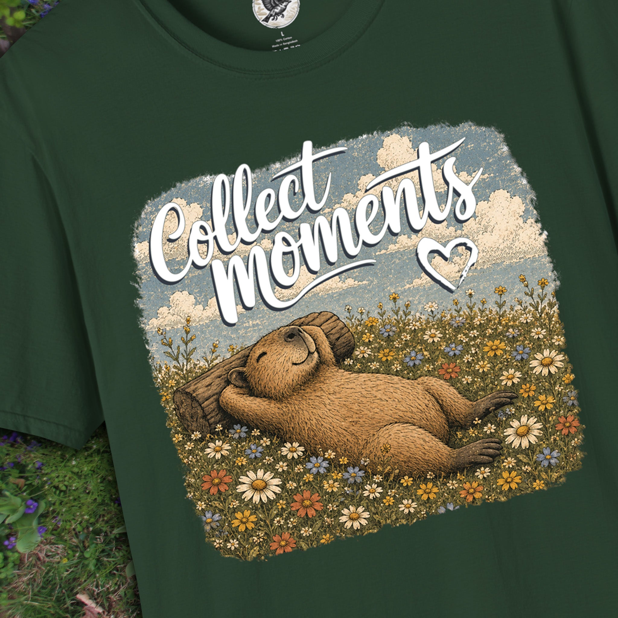 Collect Moments – Capybara Wildflower T-Shirt