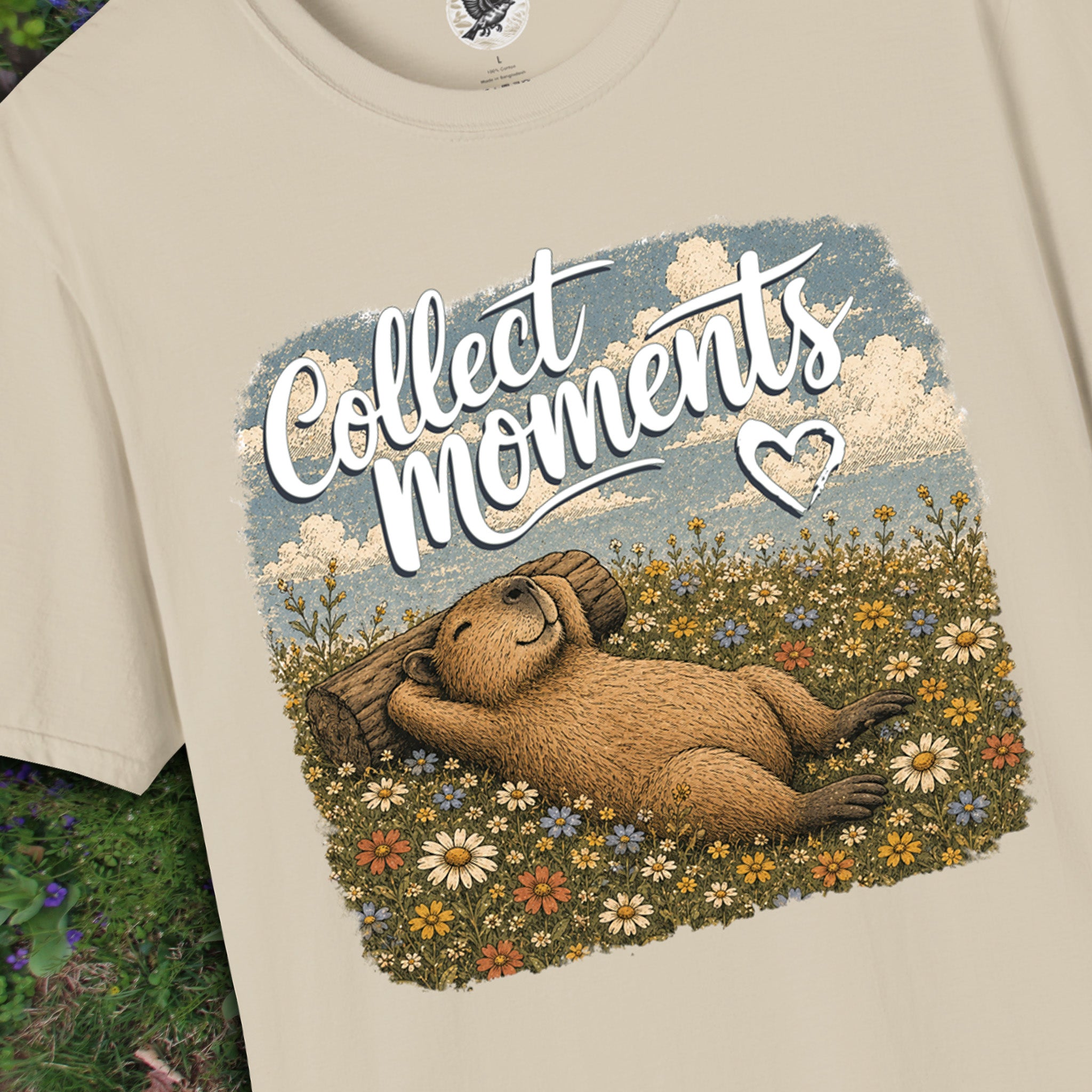 Collect Moments – Capybara Wildflower T-Shirt