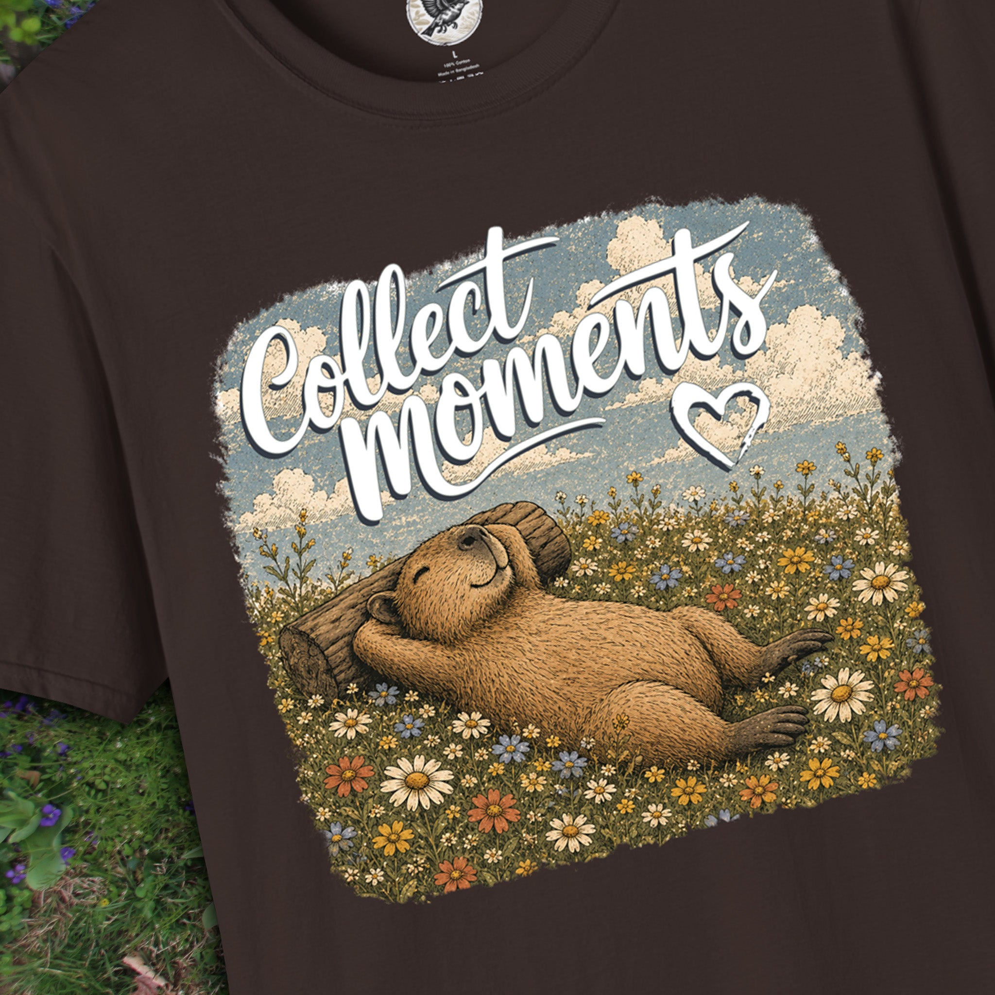 Collect Moments – Capybara Wildflower T-Shirt
