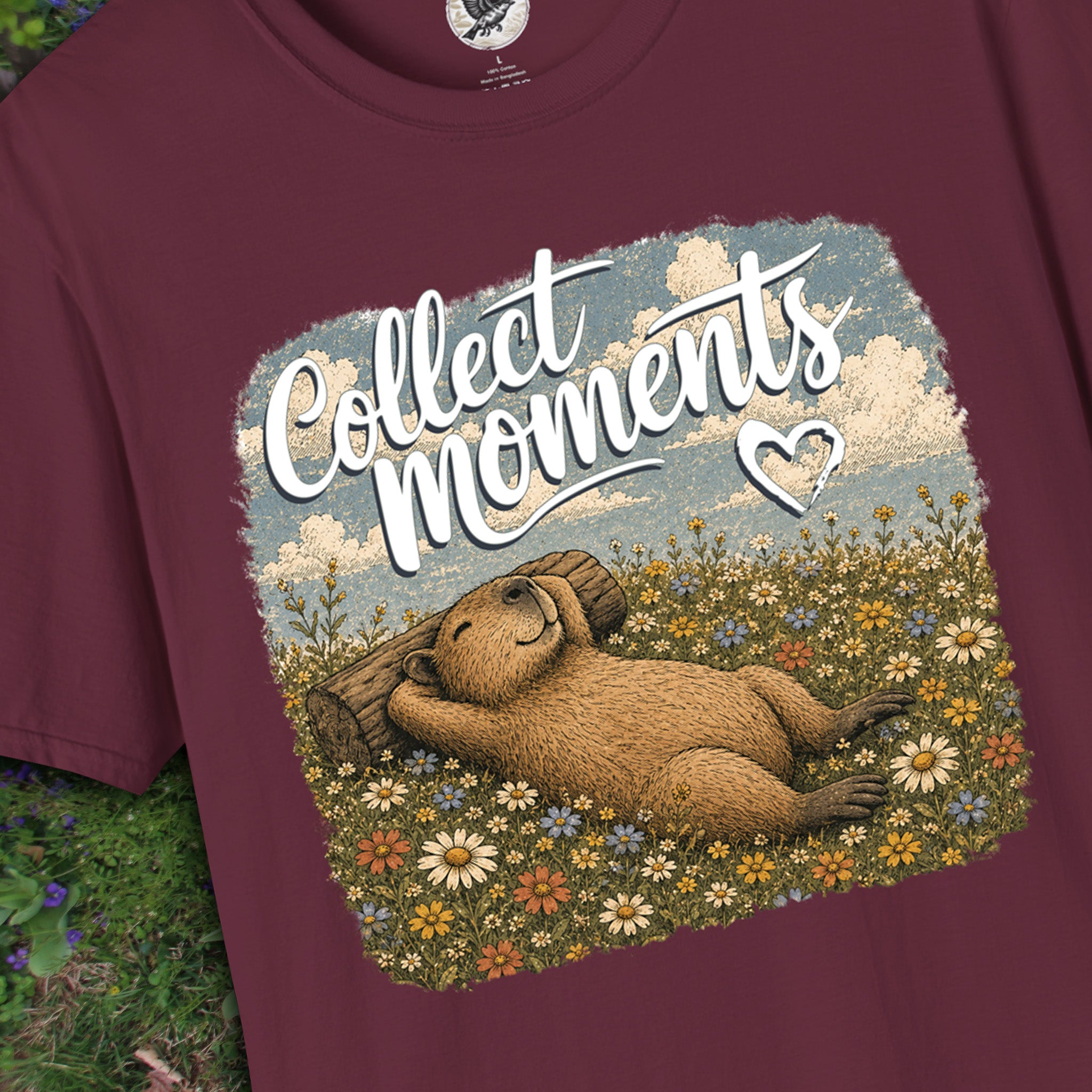 Collect Moments – Capybara Wildflower T-Shirt