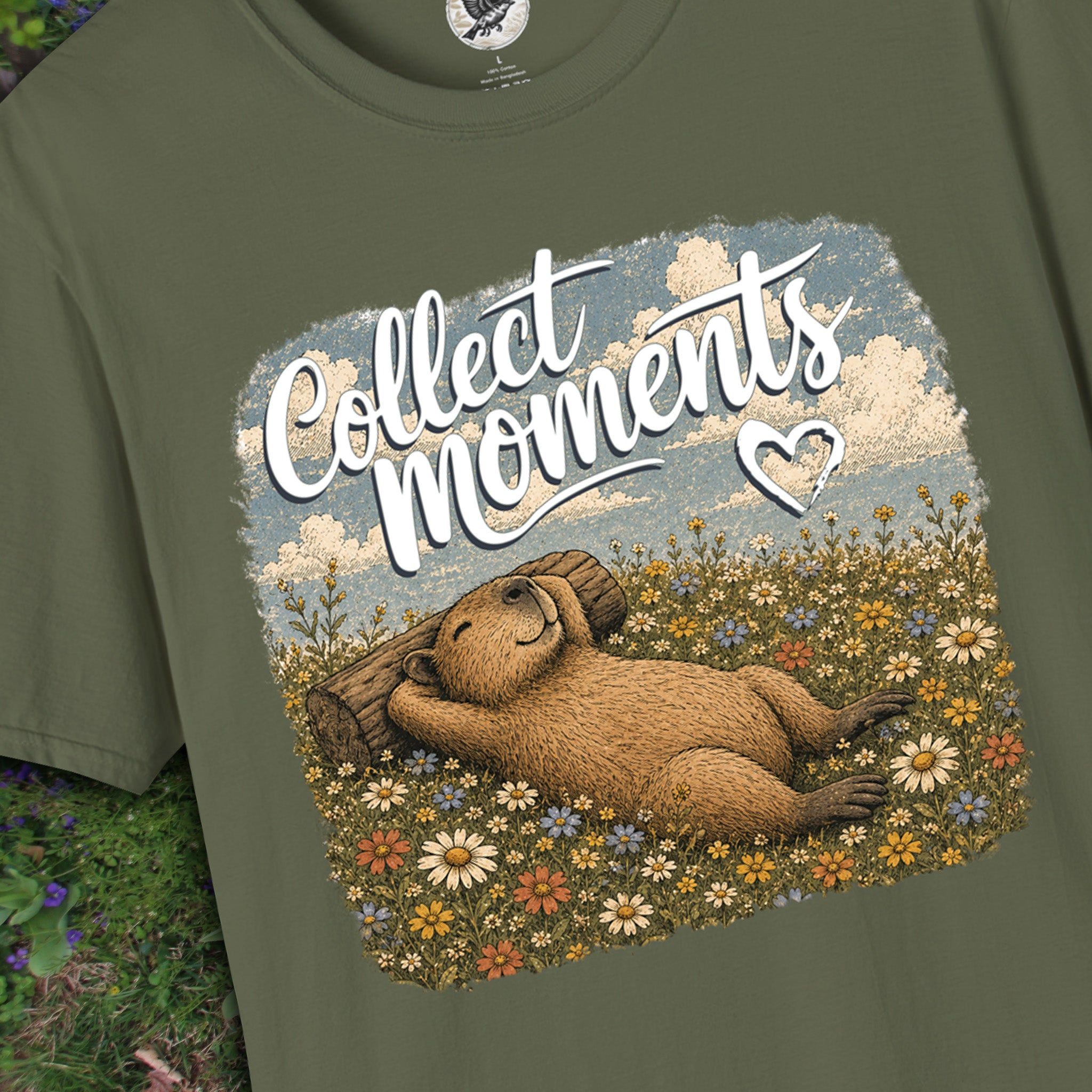 Collect Moments – Capybara Wildflower T-Shirt