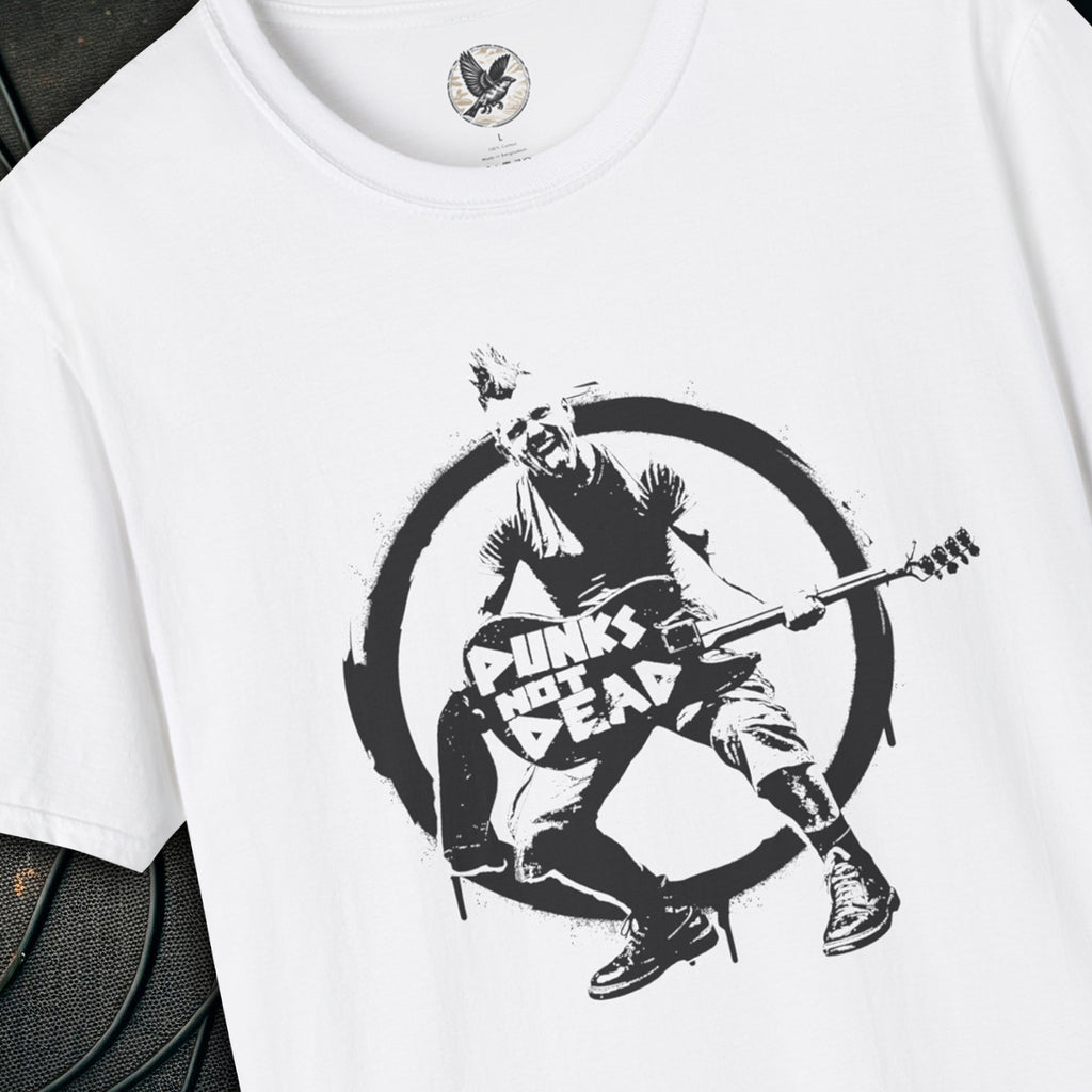 Punks Not Dead Anarchy Guitarist T-Shirt