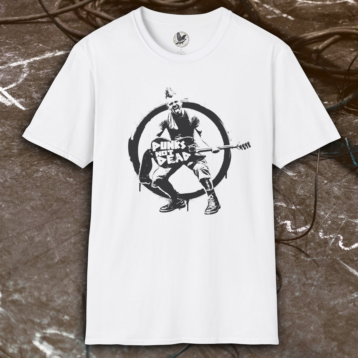 Punks Not Dead Anarchy Guitarist T-Shirt